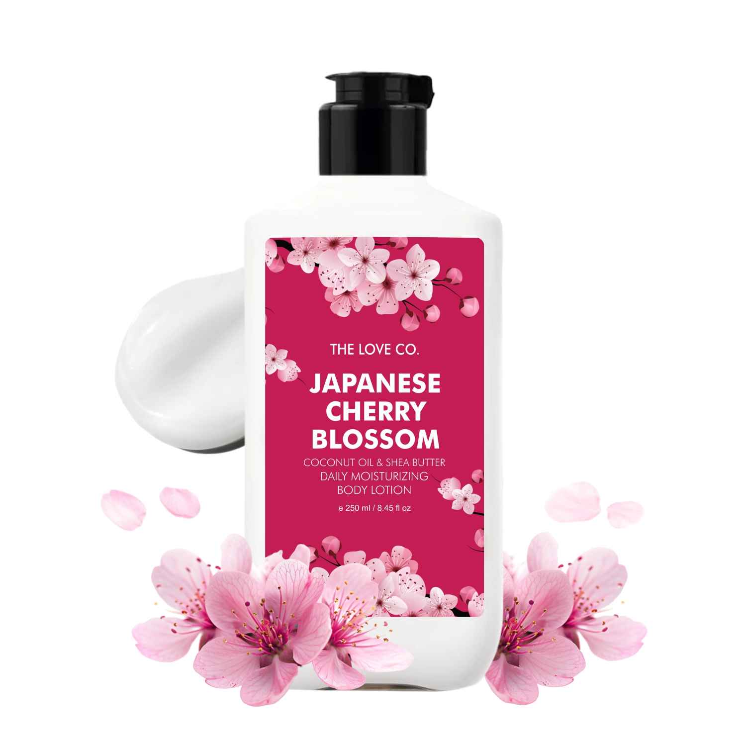 Buy The Love Co. Japanese Cherry Blossom Body Lotion (250 ml) - Purplle