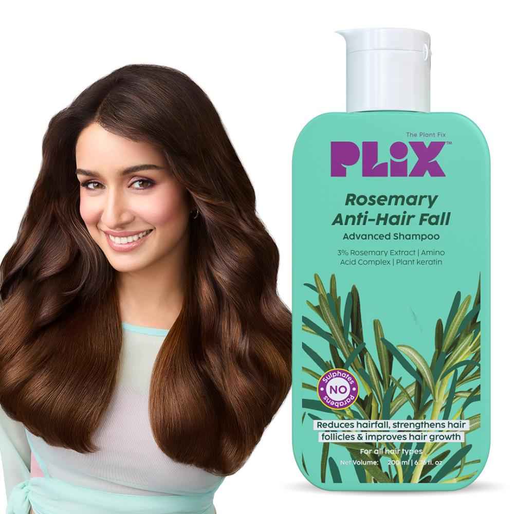 Buy PLIX - THE PLANT FIX Rosemary Advanced Anti HairFall Shampoo for Decreases Hair Fall & Breakage - 200 ml | All Hair Types | Men & Women | Sulphate & Paraben Free - Purplle