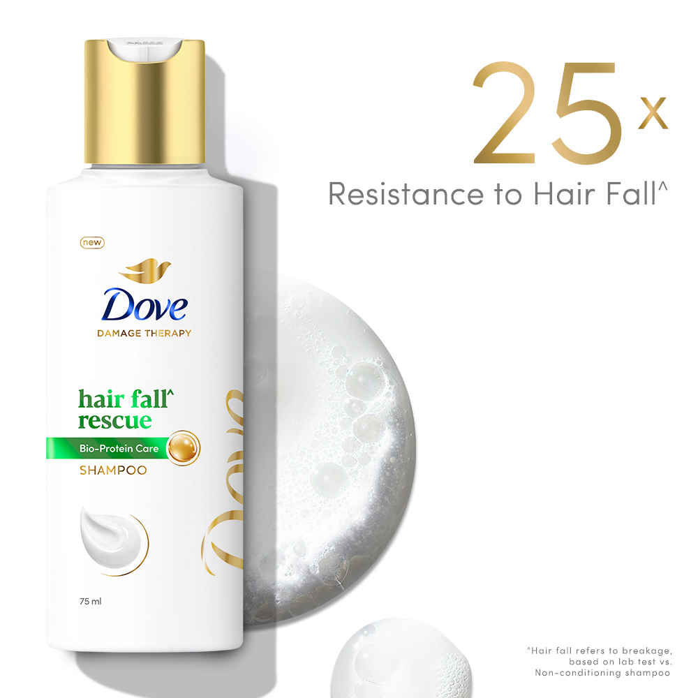 Buy Dove Hair Fall Rescue Shampoo (75 ml) - Purplle
