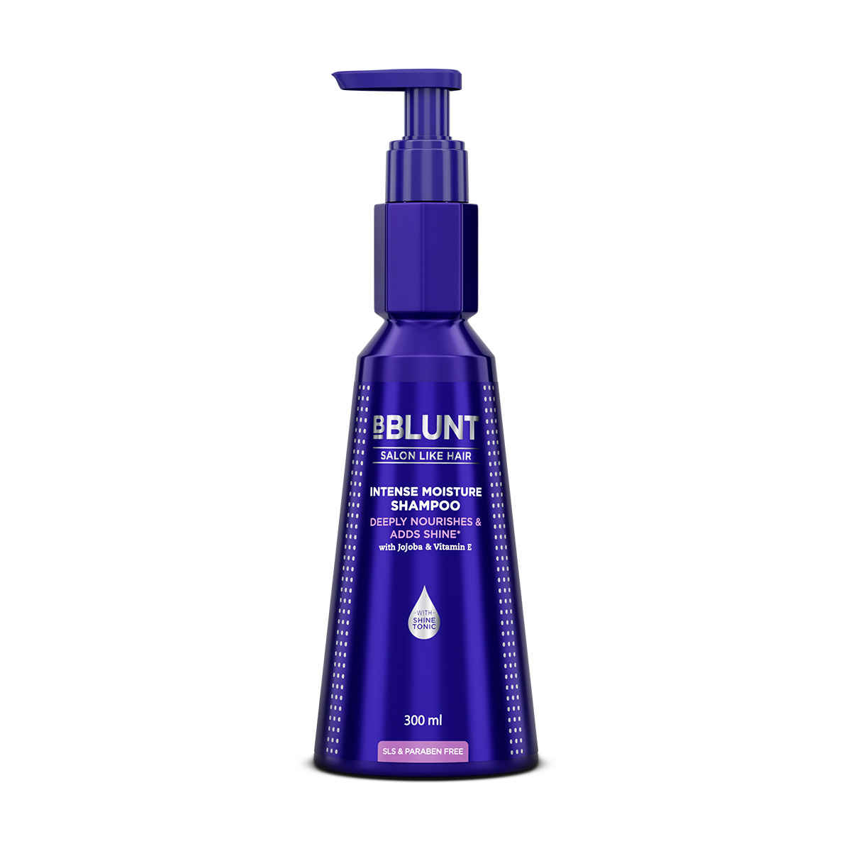 Buy BBLUNT Intense Moisture Shampoo with Jojoba and Vitamin E for Dry & Frizzy Hair - 300 ml - Purplle