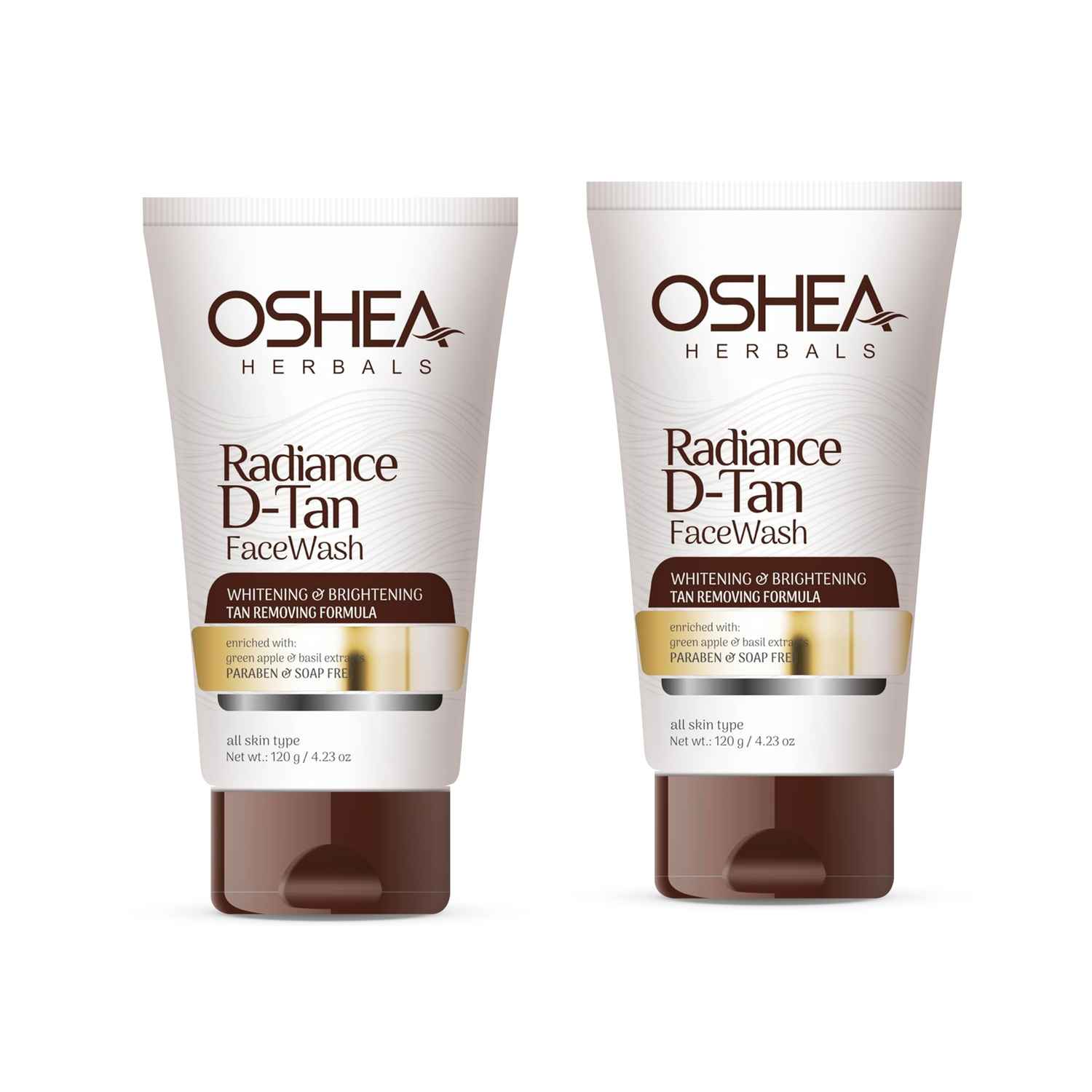 Buy OSHEA HERBALS Radiance D-Tan Face Wash(Pack of 2 ) - Purplle