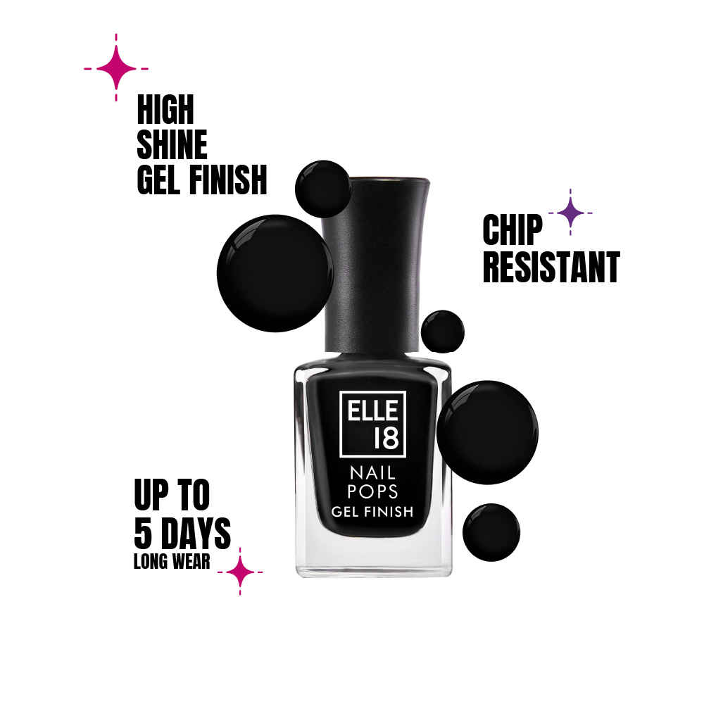 Buy Elle18 Nail Pop Gel Finish -G6 (10 ml) - Purplle