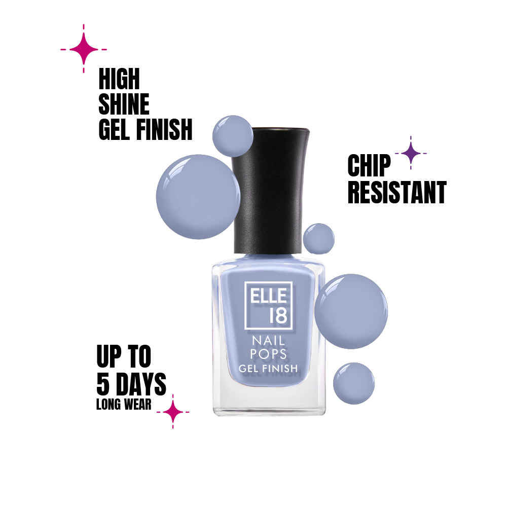 Buy Elle18 Nail Pop Gel Finish G25 (10 ml) - Purplle