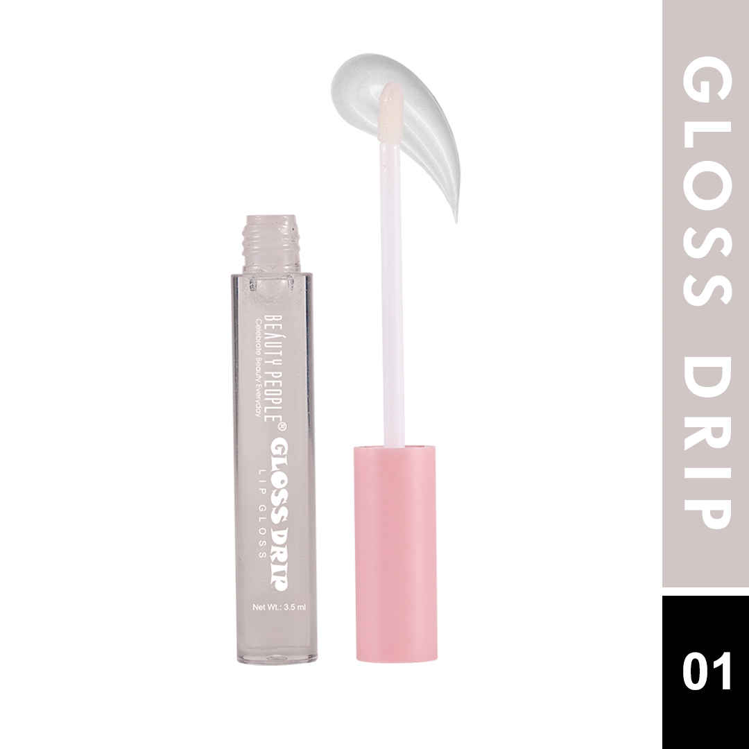 Buy Beauty People Lip Gloss Drip Serum Inflused - Ambivert | Long-Lasting, Hydrating, Lightweight, Waterproof (BP-01, 3.5 ml) - Purplle