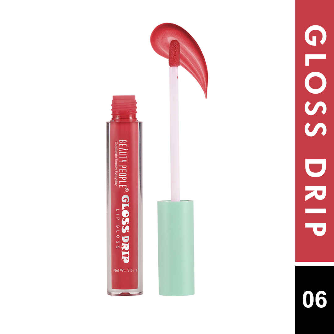 Buy Beauty People Lip Gloss Drip Serum Inflused - Ambivert | Long-Lasting, Hydrating, Lightweight, Waterproof (BP-06, 3.5 ml) - Purplle
