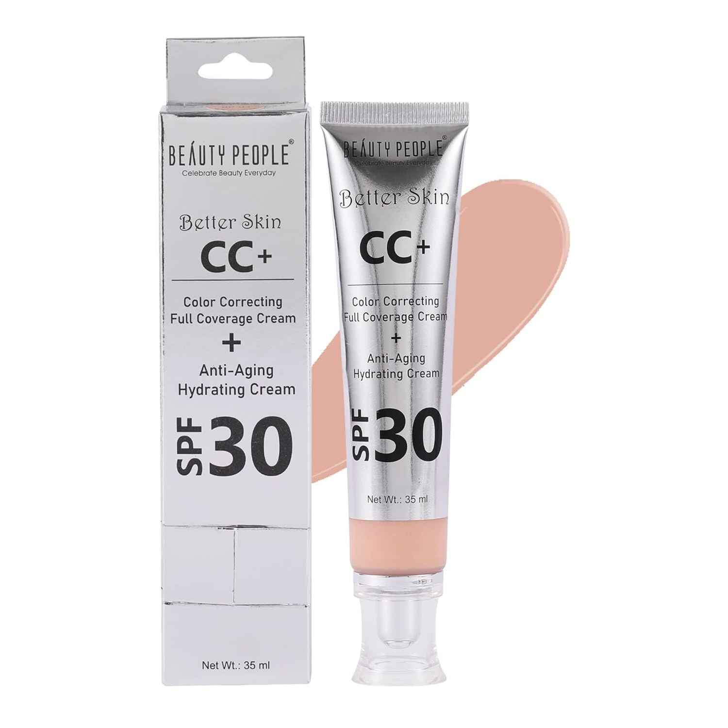Buy Beauty People CC Cream Lightweight Foundation| CC Cream For Women | Colour Correction For All Skin Types (Pretty Shine,35 ml) - Purplle