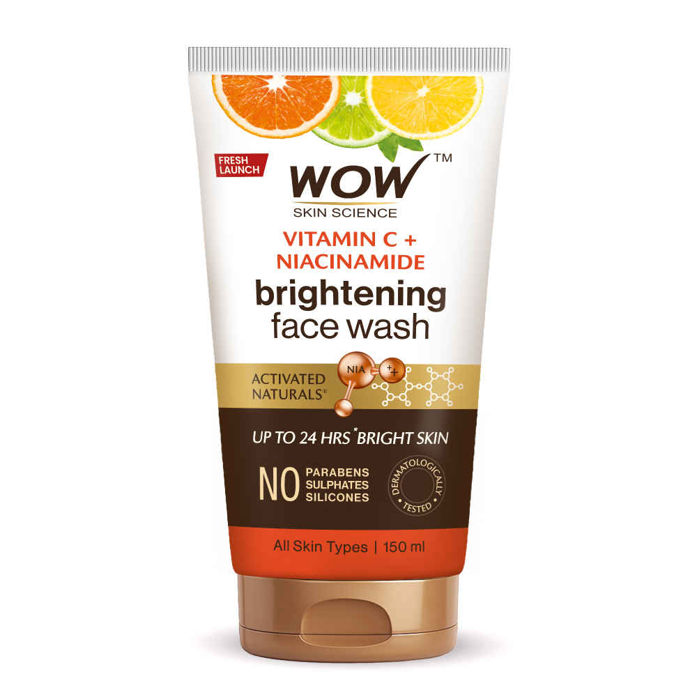 Buy WOW Skin Science Brightening Vitamin C & Niacinamide Face Wash | For Brighter Glow | Paraben & Sulphates Free | Face Wash for Women & Men | 150 ml - Purplle