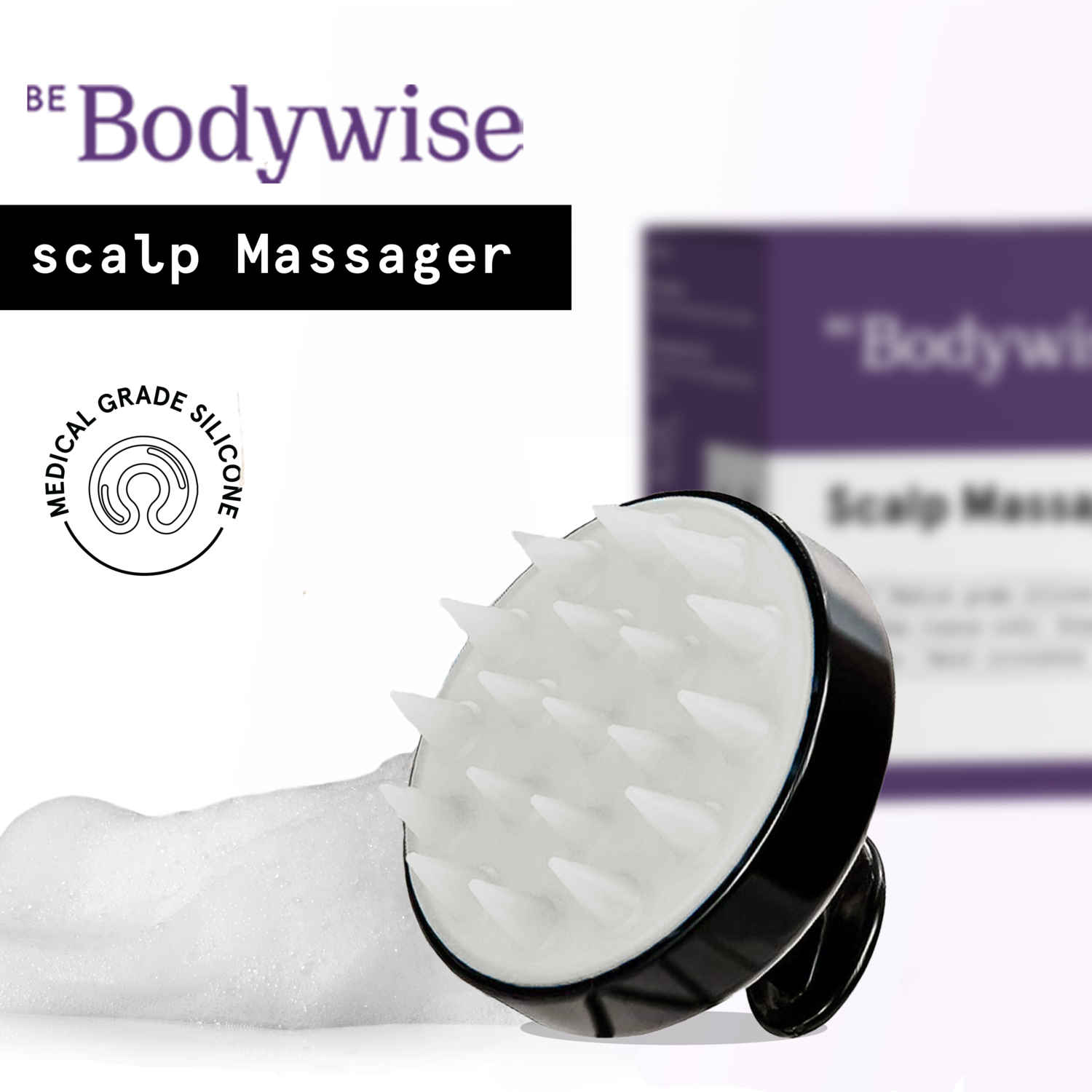 Buy Be Bodywise Scalp Massager | Head Massager | Helps Exfoliate and Stimulates Scalp | 1 pcs - Purplle