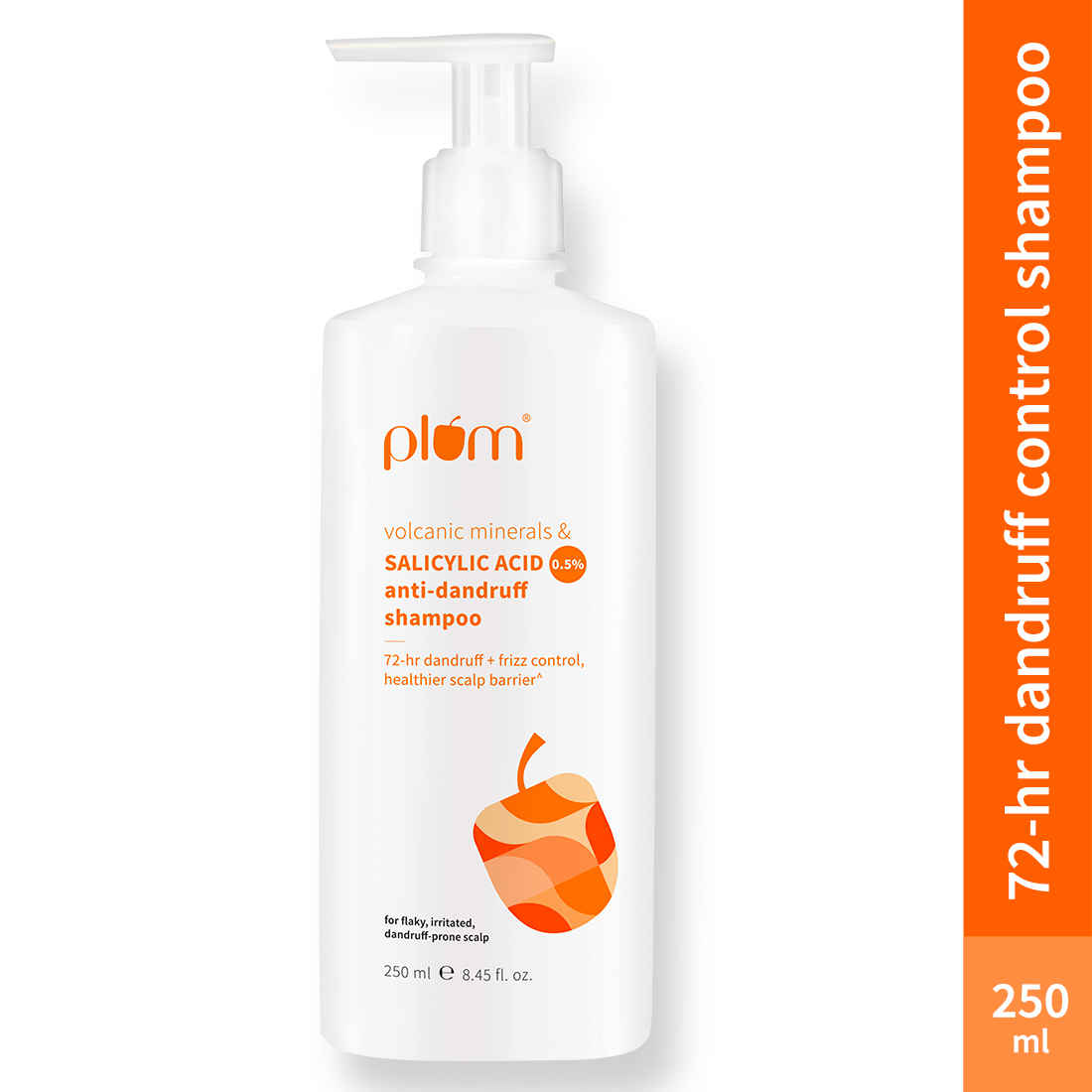 Buy Plum Anti-Dandruff Shampoo with Volcanic Minerals & 0.5% Salicylic Acid | 250 ml - Purplle