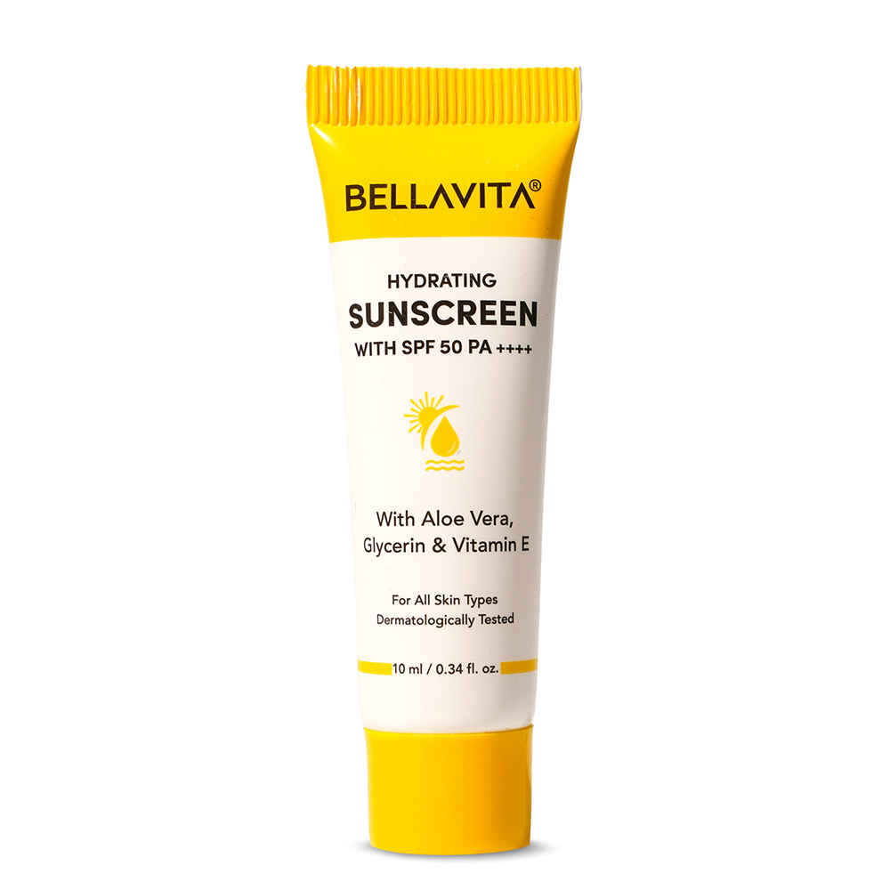 Buy Bella Vita Water based Hydrating Sunscreen, SPF 50, Lightweight PA+++ for Men and Women (10 ml) - Purplle