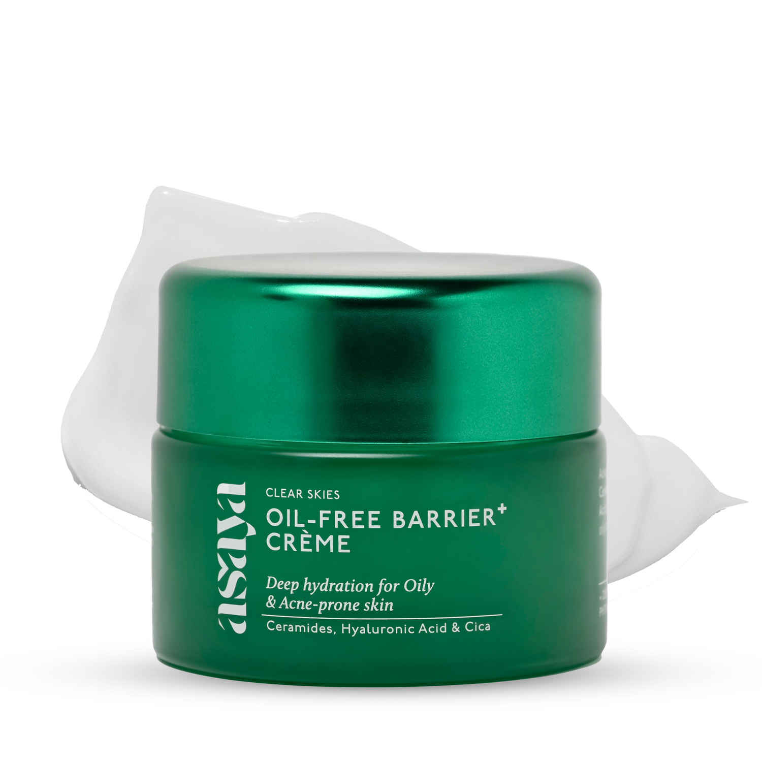 Buy Asaya Barrier + Oil Free Moisturizer + Niacinamide, Hyaluronic Acid and Ceramides | Fights Active Acne, Prevents Breakouts | Cica, DendriclearTM | 50 gm - Purplle
