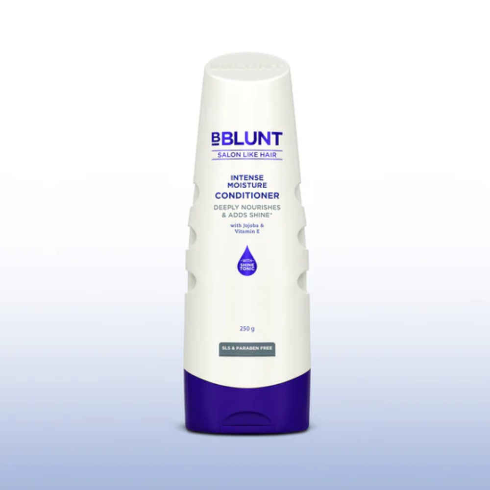Buy BBLUNT Intense Moisture Conditioner with Vitamin E & Jojoba for Dry & Frizzy Hair - 250 gm - Purplle