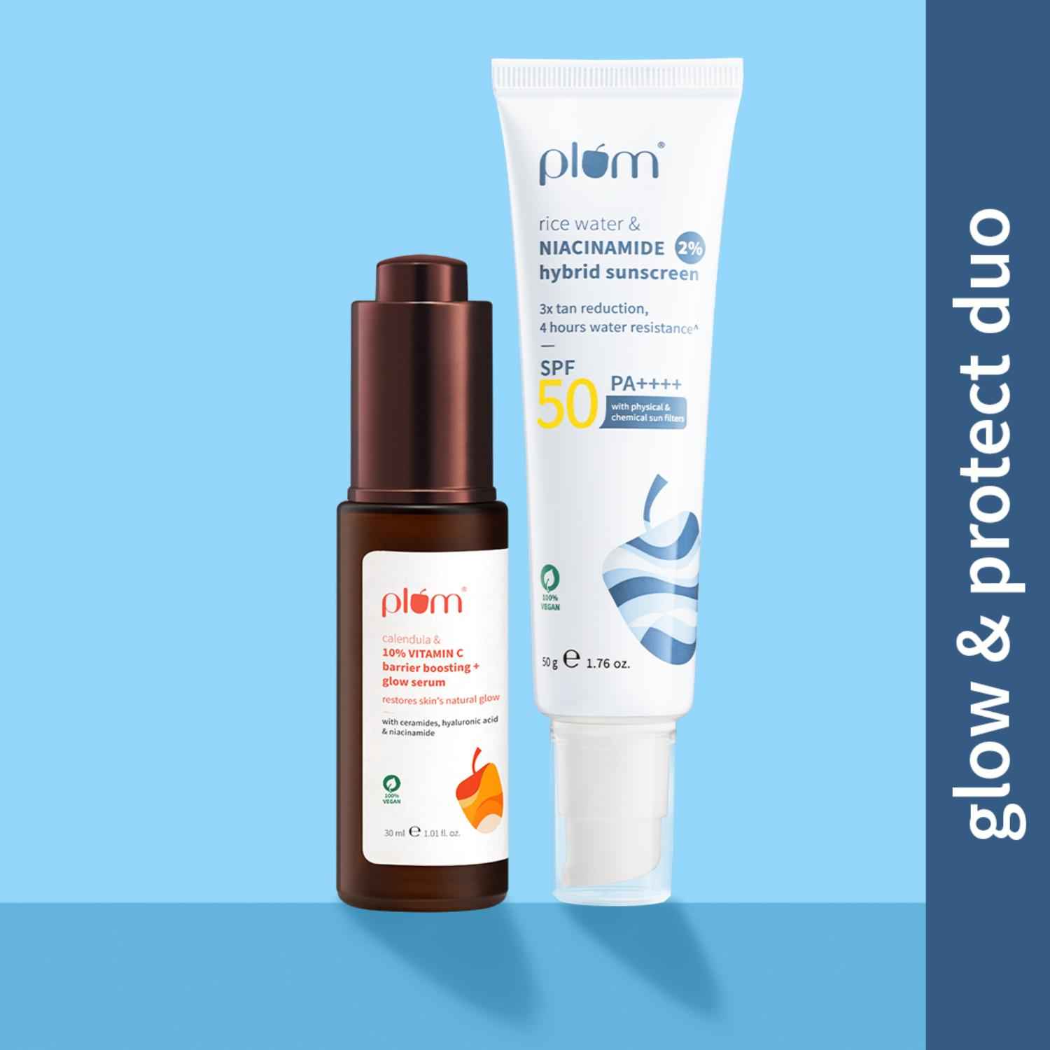 Buy Plum AM Radiance Routine Combo - Combo of 2 - Purplle