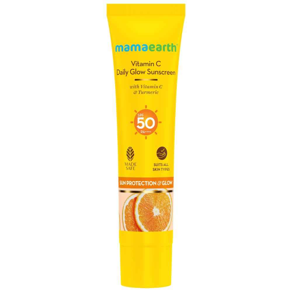 Buy Mamaearth Vitamin C Daily Glow Sunscreen 10 gm - Purplle