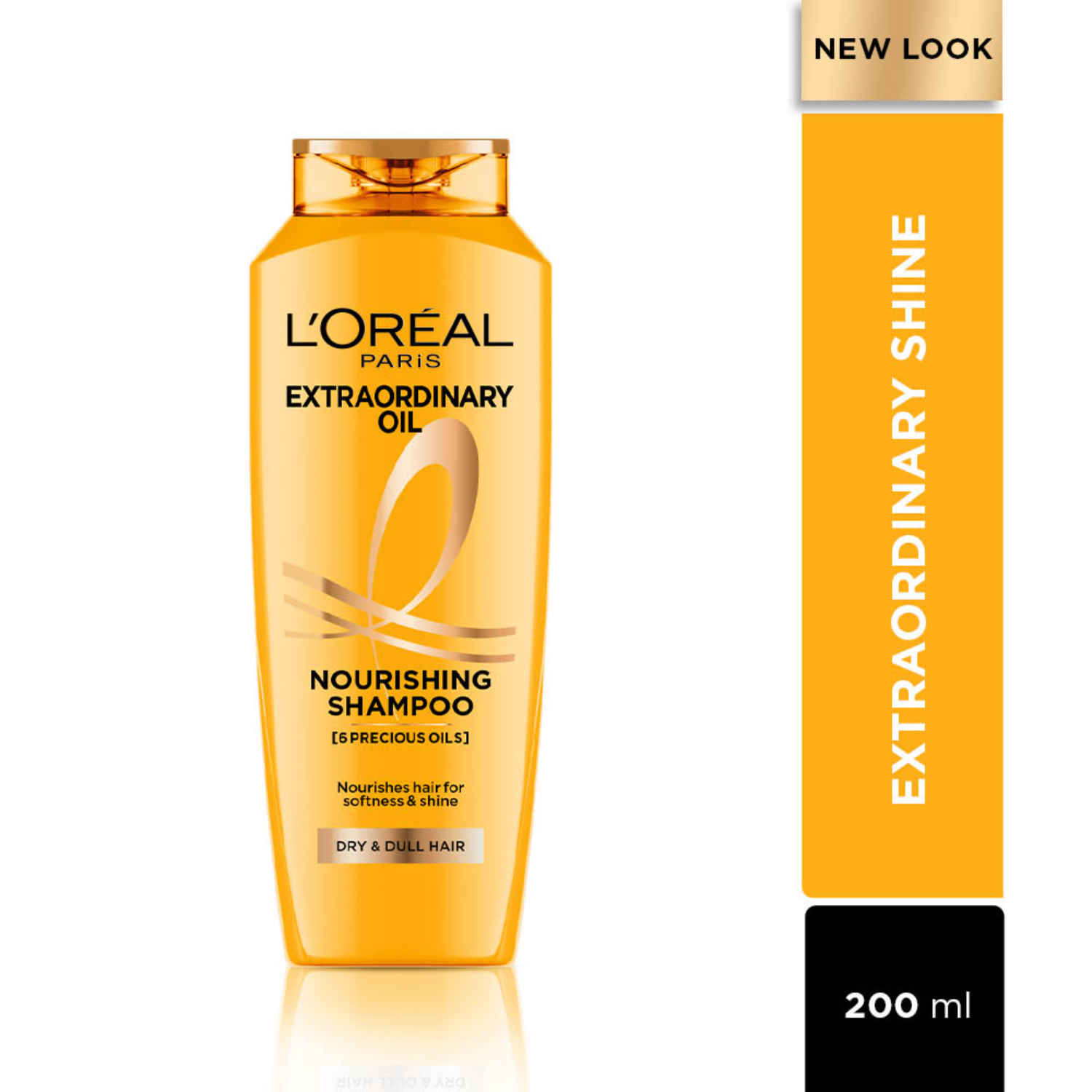 Buy L'Oreal Paris Extraordinary Oil Nourishing Shampoo For Dry and Dull Hair, Smoothens Hair, 200 ml - Purplle
