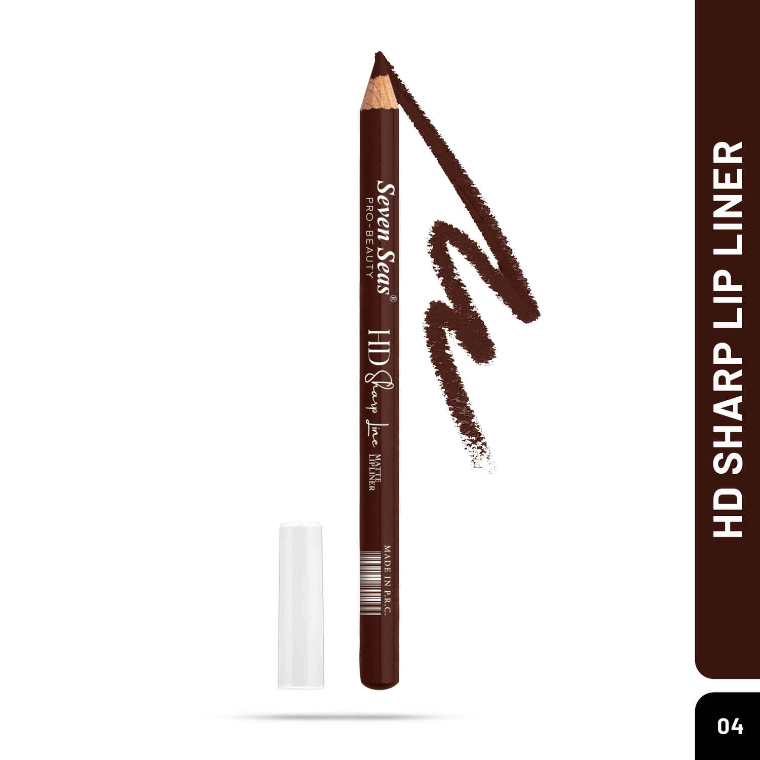 Buy Seven Seas HD Sharp Line Lip Liner - 04 Wine Night (1.3 gm) | Matte Lip Liner | Transfer-proof | Long Lasting | Highly Pigmented - Purplle