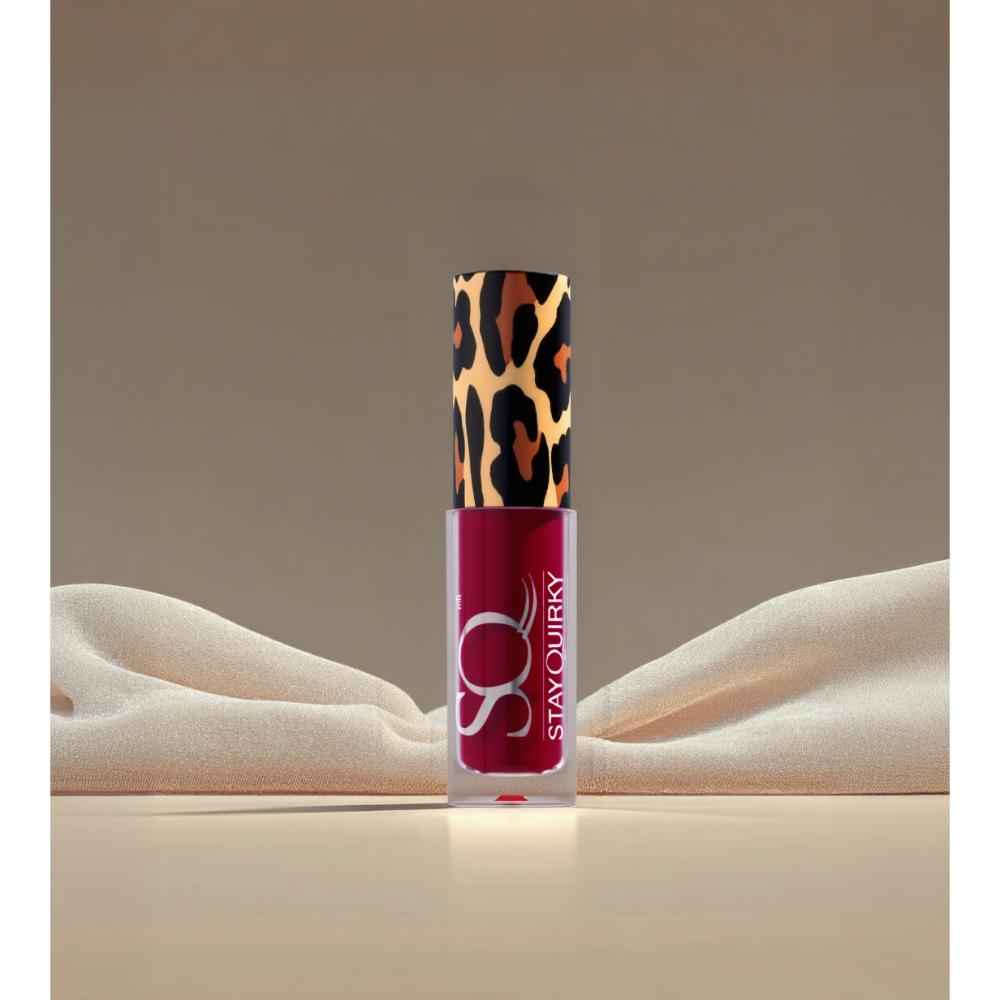 Buy Stay Quirky Minis Creamy Matte Love Lipstick -DEEP RED 1.6 ml - Purplle