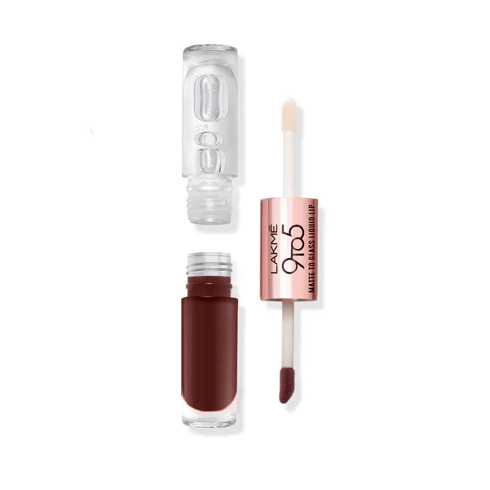 Buy Lakme 9 to 5 Matte to Glass Liquid Lip - Cocoa, 7.6 ml - Purplle