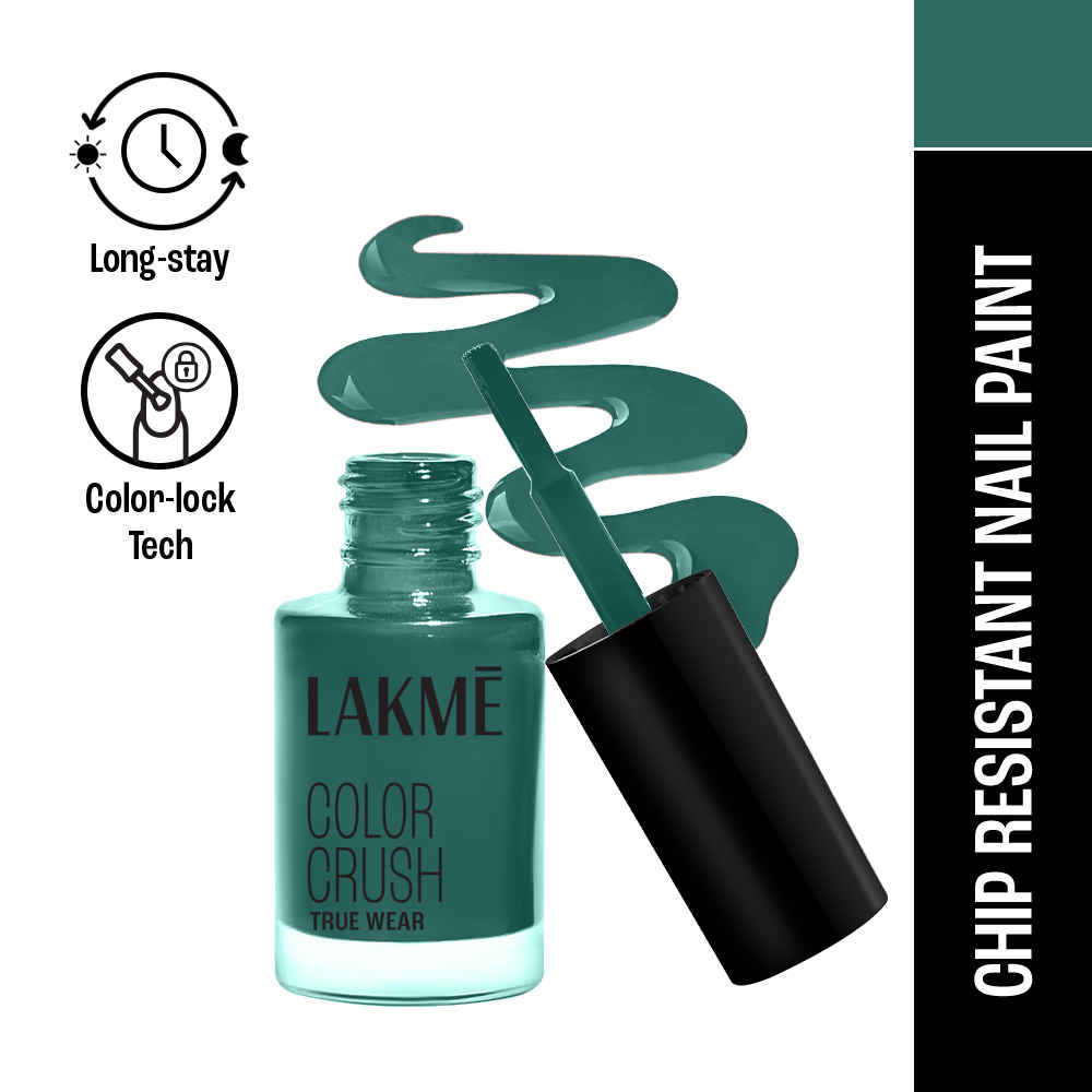 Buy Lakme True Wear Color Crush Nail Polish, Long Lasting & Vibrant Nail Paint, 91, 6ml - Purplle