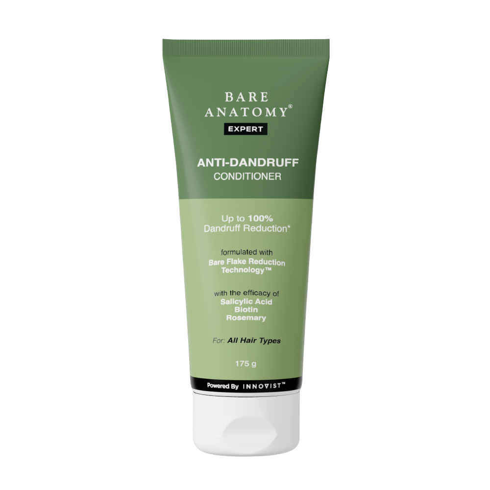 Buy Bare Anatomy Anti-Dandruff Hair Conditioner with Biotin, Salicylic Acid & Rosemary | Removes Flaky Buildup | Moisturizes & Strengthens Hair | Reduces Frizz & Breakage | For All Hair Types | 175 ml - Purplle