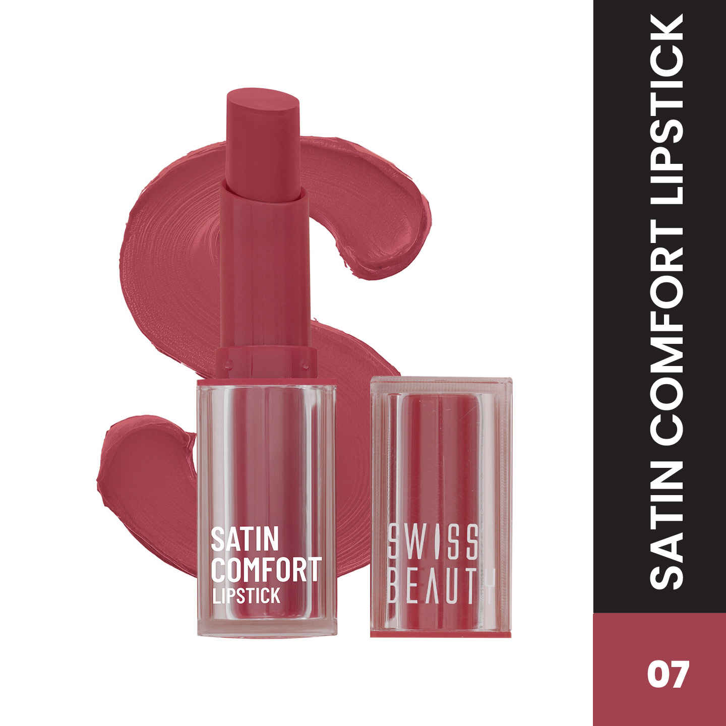Buy Swiss Beauty Satin Comfort Lipstick - Pink Dusk - 3 gm - Purplle