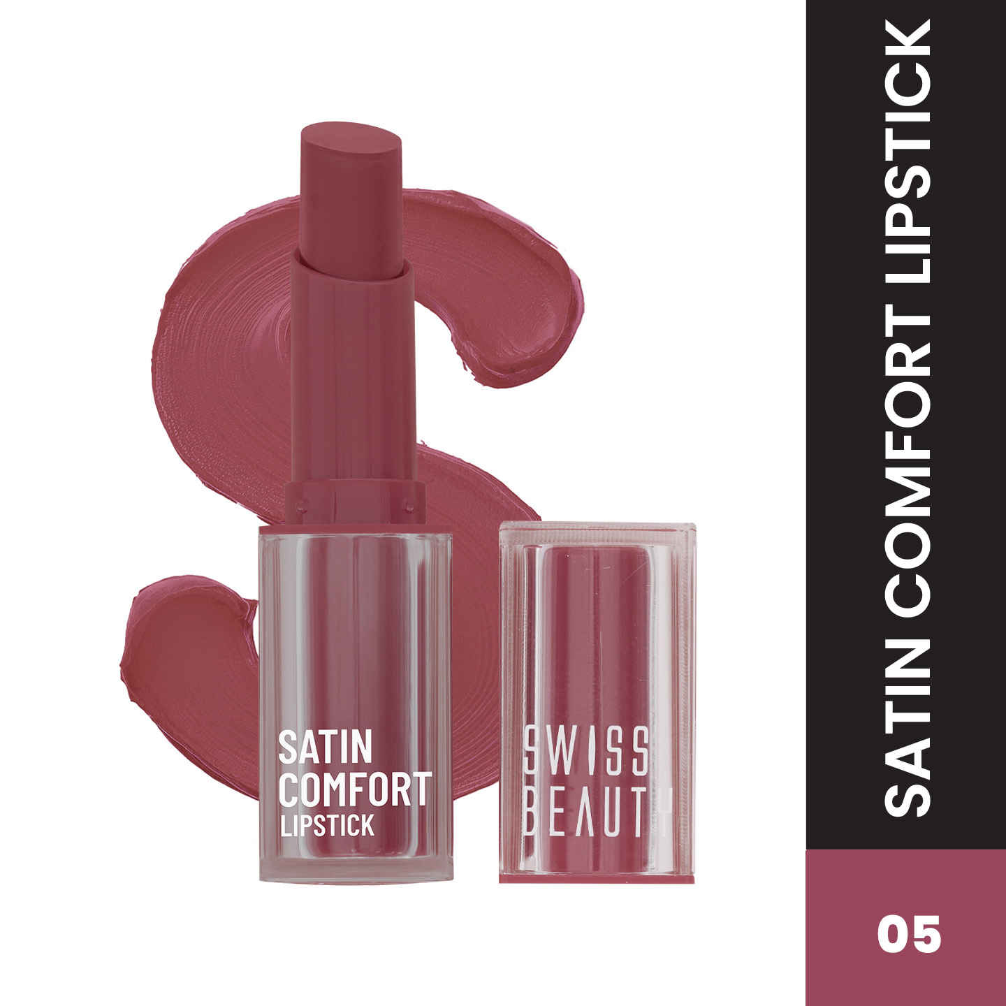 Buy Swiss Beauty Satin Comfort Lipstick - Vintage Pink - 3 gm - Purplle