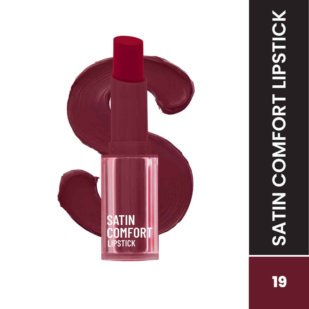 Buy Swiss Beauty Satin Comfort Lipstick - Burnt Maroon - 3 gm - Purplle