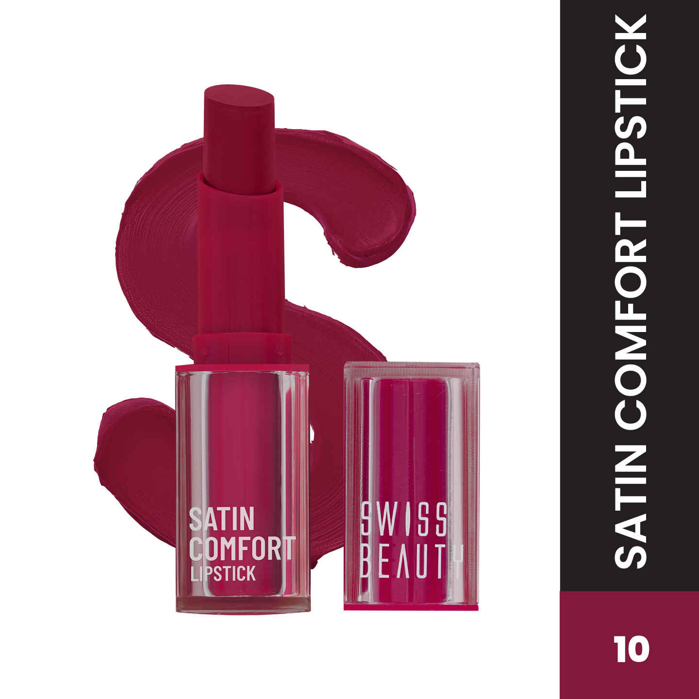 Buy Swiss Beauty Satin Comfort Lipstick - Wine Dine - 3 gm - Purplle