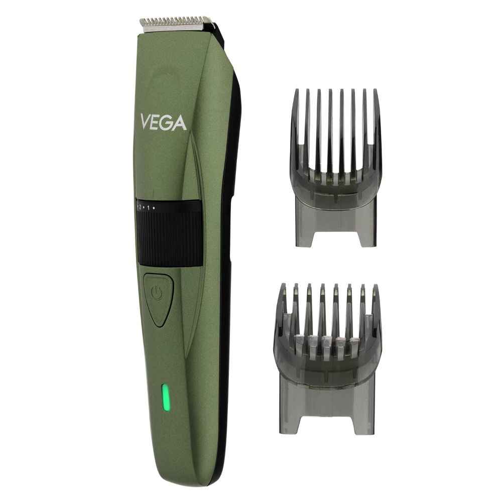 Buy Vega P1 Battery Powered Beard Trimmer for Men with 160 Mins Runtime & 40 Length Settings, 2 Beard Comb, Travel Friendly, Cord & Cordless Use, (Power Series P1, VHTH-25) | Gift for men - Purplle
