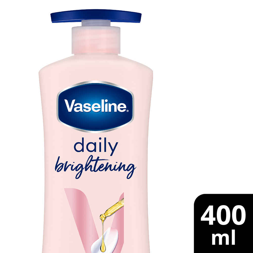 Buy Vaseline Healthy Bright Daily Brightening Body Lotion, For Healthy & Glowing Skin, 400 ml - Purplle
