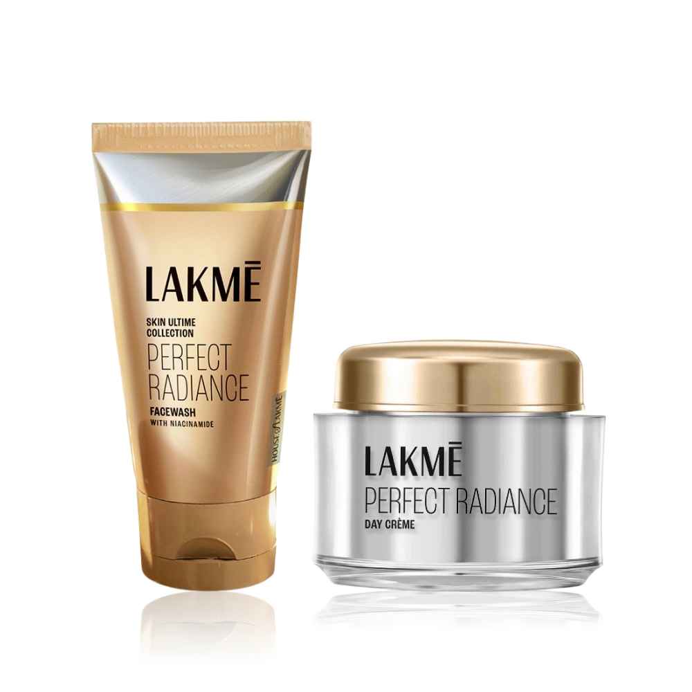 Buy Lakme Perfect Radiance Brightening Combo (Perfect Radiance Brightening Facewash with 98% Pure Niacinamide (50 gm) + Absolute Perfect Radiance Skin Brightening Day Creme (28 gm) ) - Purplle