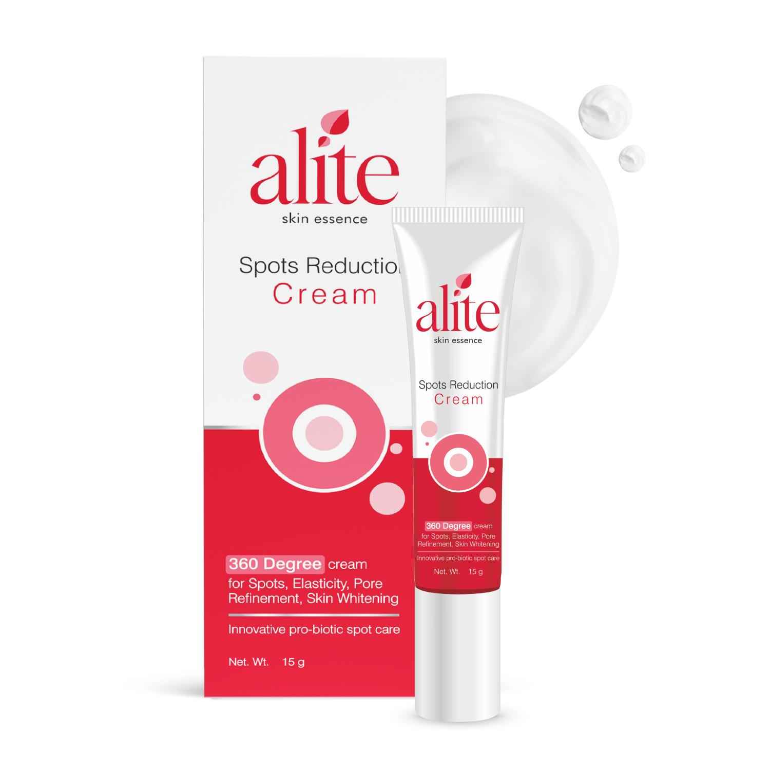 Buy Alite Spots Reduction Cream | Eliminates Dark Spots & Pigmentation | Brightens & Evens Tone | 360° Care for Spotless Skin 15 gm - Purplle