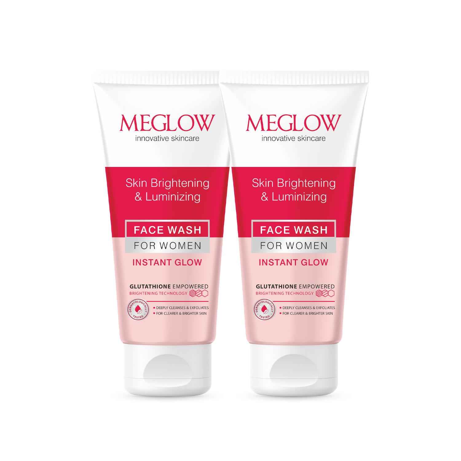 Buy MEGLOW WOMEN FACEWASH 70 gm Pack of 2 - Purplle
