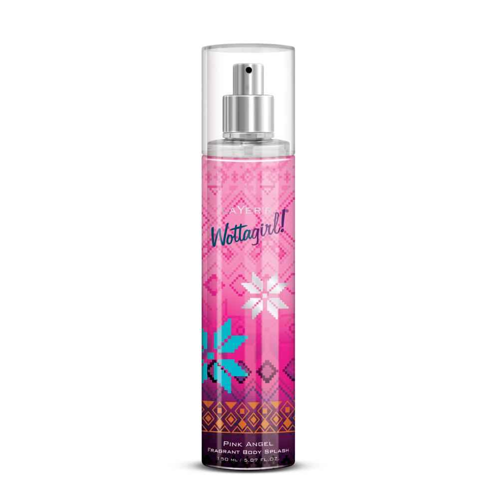 Buy Layerr Wottagirl ! Fragrant Body Splash - PINK ANGEL 150 ml | fragrance for women | body mist for women - Purplle