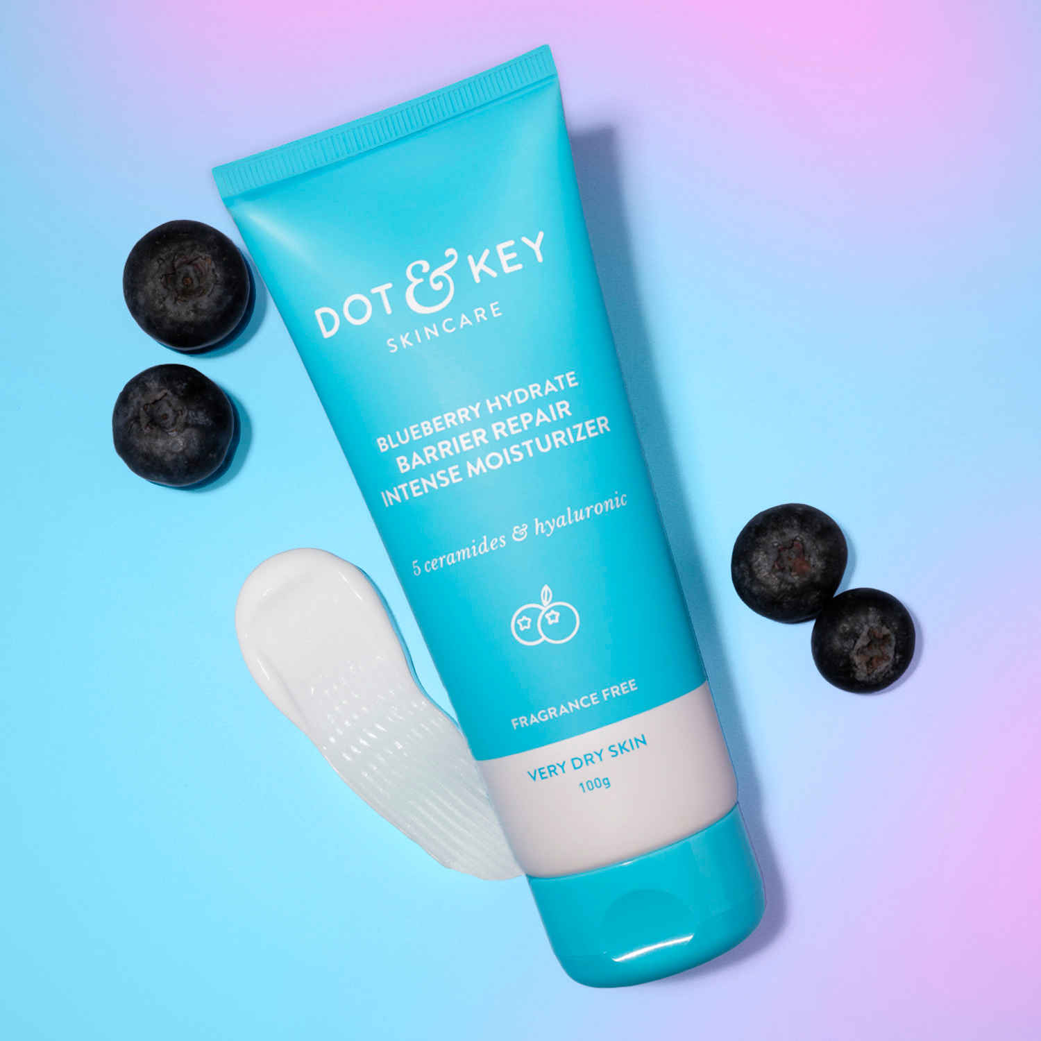 Buy Dot & Key Blueberry Hydrate Barrier Repair Intense Moisturizer - 100 gm - Purplle
