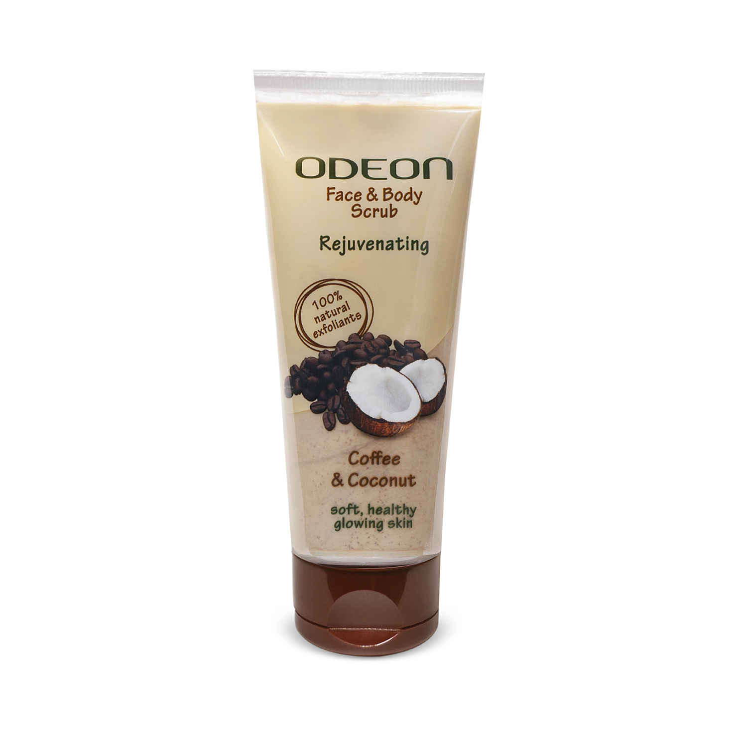Buy Odeon Rejuvenating Coffee & Coconut Face and Body Scrub I Gentle Exfoliating Scrub for Tan Removal I Removes Dirt and Dead Skin - 100 ml - Purplle
