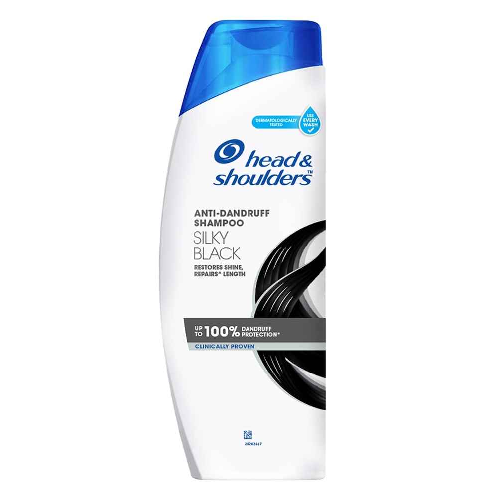 Buy Head & Shoulders Anti Dandruff Shampoo - Silky Black, 180 ml - Purplle