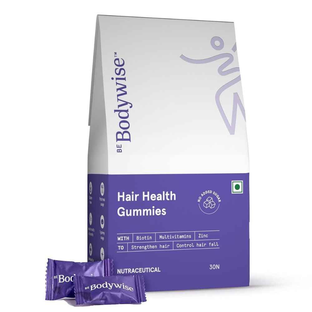 Buy Be Bodywise Biotin Hair 30mcg Gummies - 111 gm, 30N - Purplle