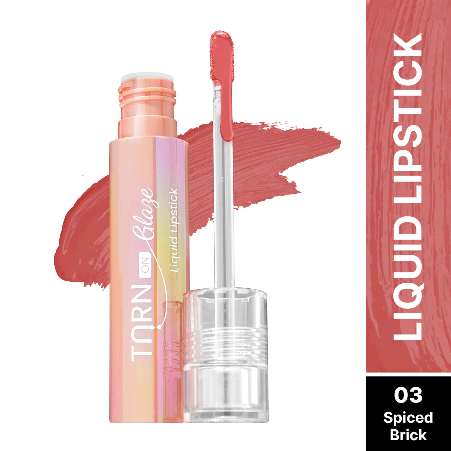 Buy Swiss Beauty Select Turn on Glaze Liquid Lipstick| Vinyl- Like-Shine | Infused with Vitamin E and Argon Oil |03 Spiced Brick 3 ml - Purplle