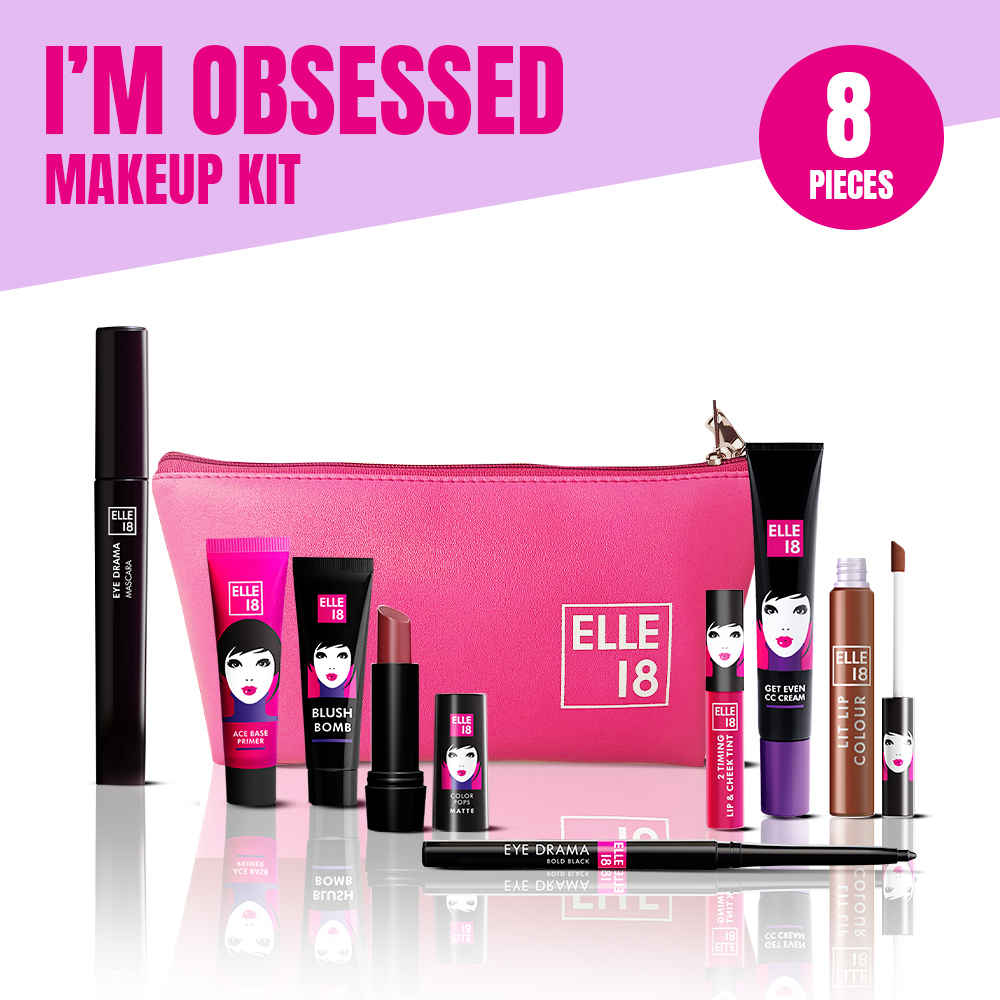 Buy Elle18 -Beginner'S Make-Up Kit Combo of 8 - Purplle