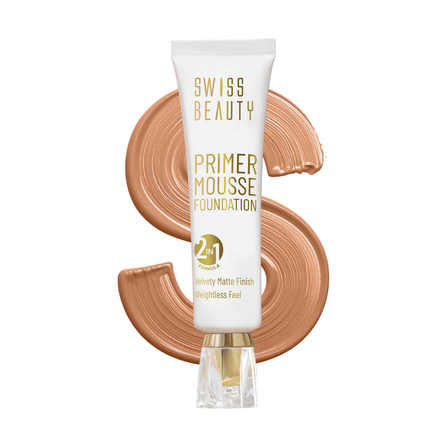 Buy Swiss Beauty Primer Mousse Foundation Coffee Cream - 30 ml - Purplle