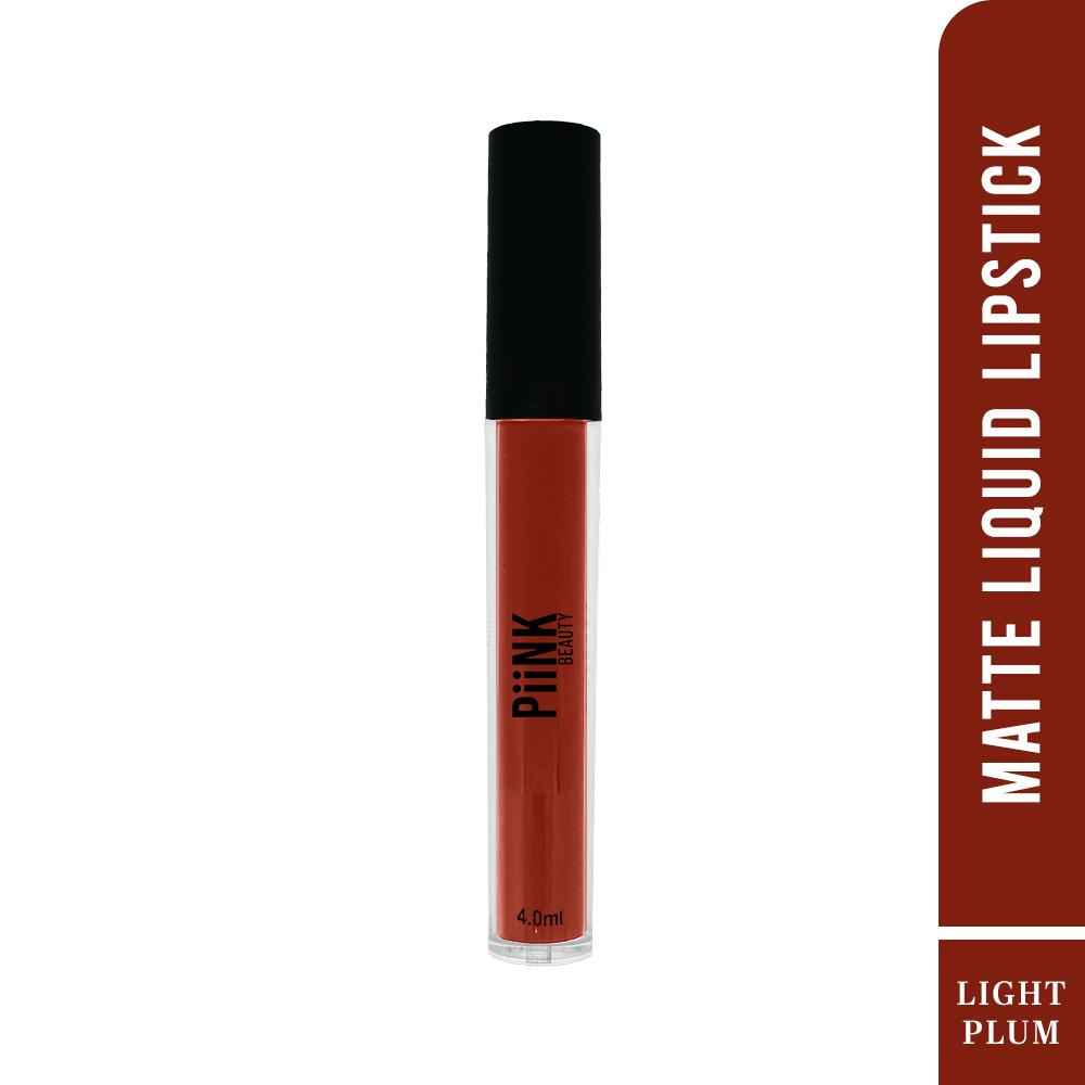 Buy Piink Beauty Stay Put Liquid Lipstick | LL-09 Light Plum 4 ml - Purplle