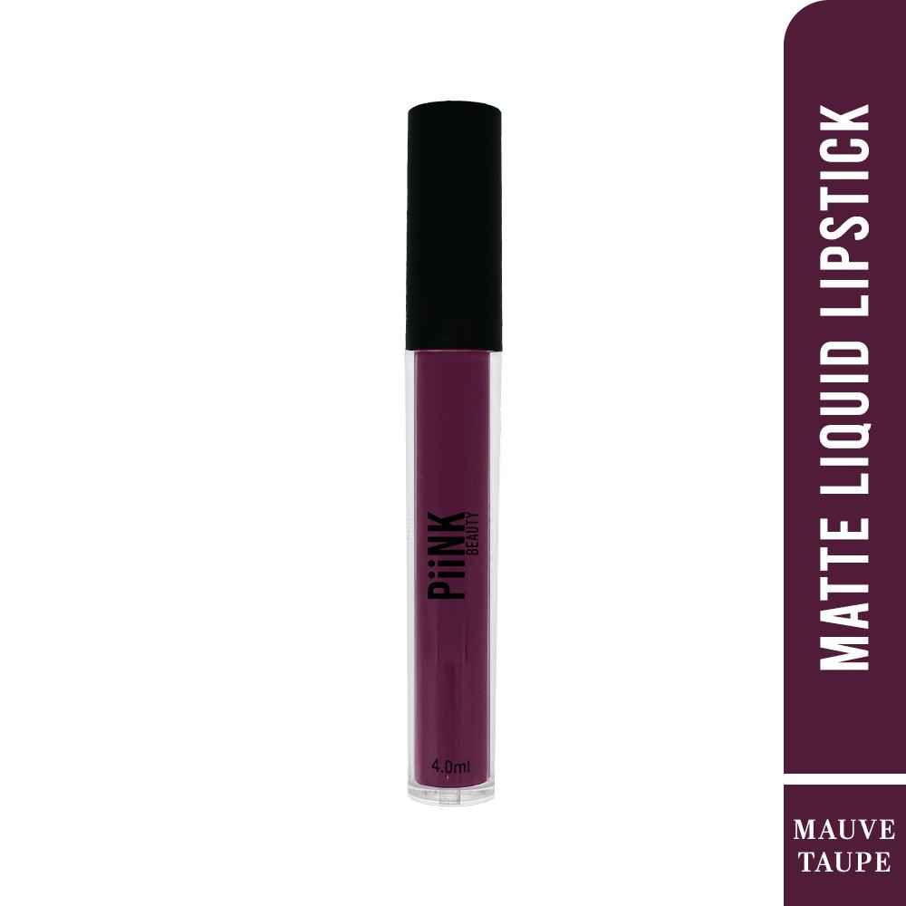 Buy Piink Beauty Stay Put Liquid Lipstick | LL-07 Mauve Taupe 4 ml - Purplle