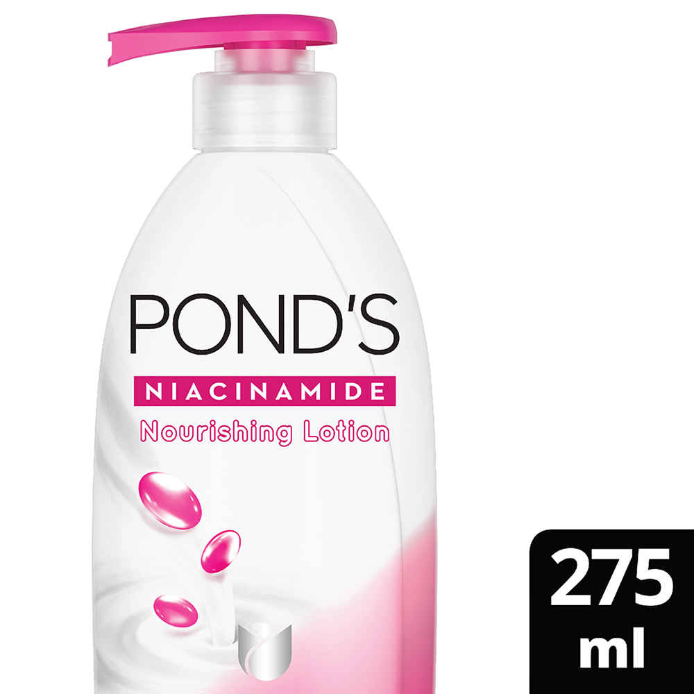 Buy Ponds Niacinamide Nourishing Body Lotion | Hydrates | Brightens | 275 ml - Purplle