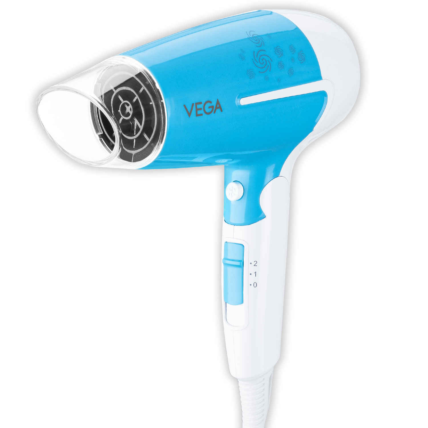 Buy Vega U Style 1600W Foldable Hair Dryer for Women & Men with Cool Shot Button, 2 Speed/3 Heat Settings, Detachable Nozzle, Travel Friendly, Fast Hair Drying, (VHDH-32) 1 pc - Purplle