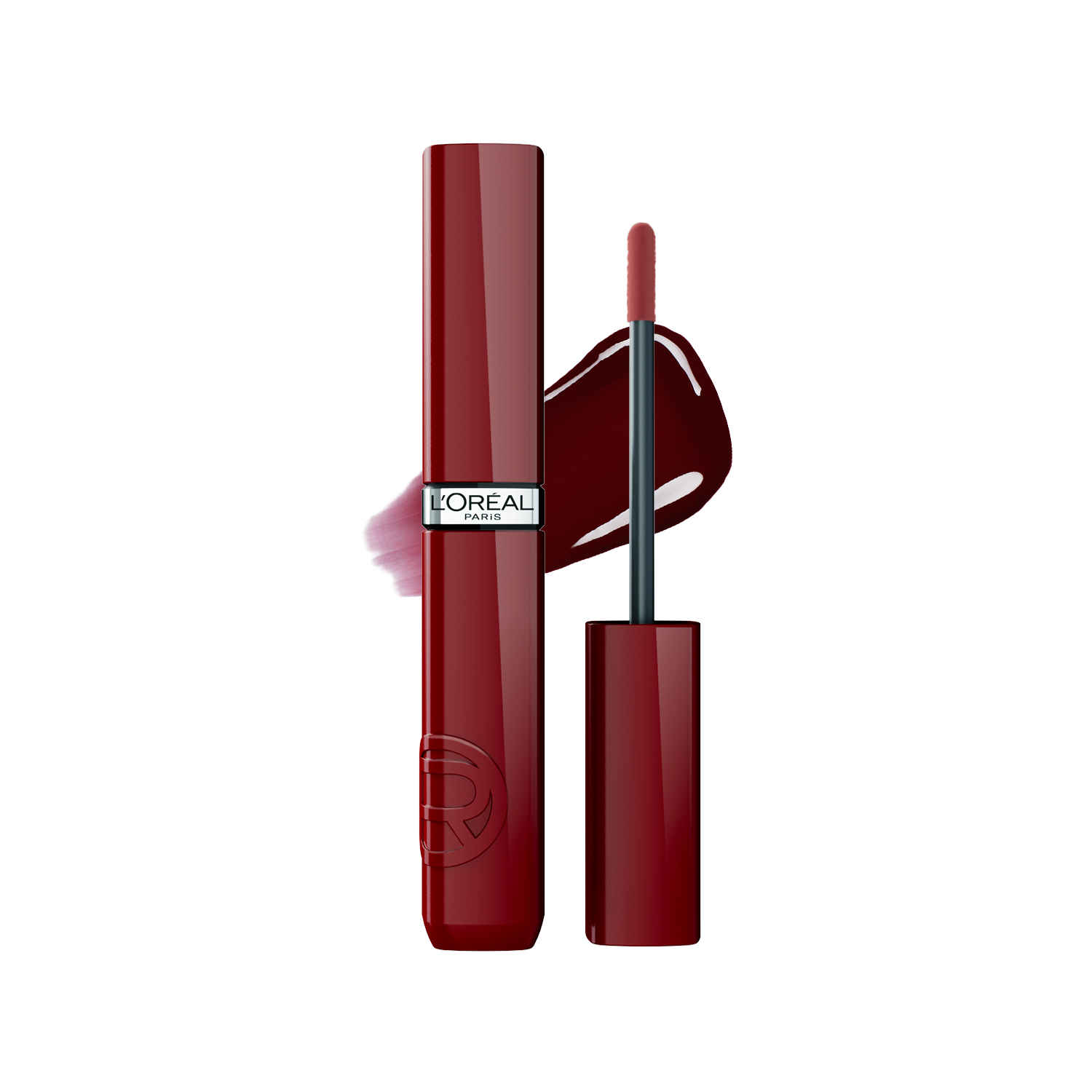 Buy L'Oreal Paris Infallible Laque Resistance Lacquer-Like Shine Finish. 16H Longwear Lacquer Lipstick. High-impact Color, Zero Transfer, 550 Noir Cherry - 4 ml - Purplle