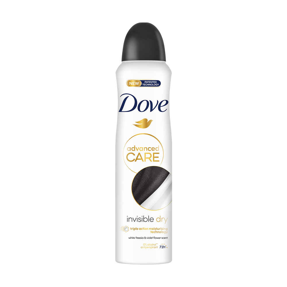 Buy Dove Advanced Care Invisible Dry Deodorant Spray with Freesia and Violet 150 ml - Purplle