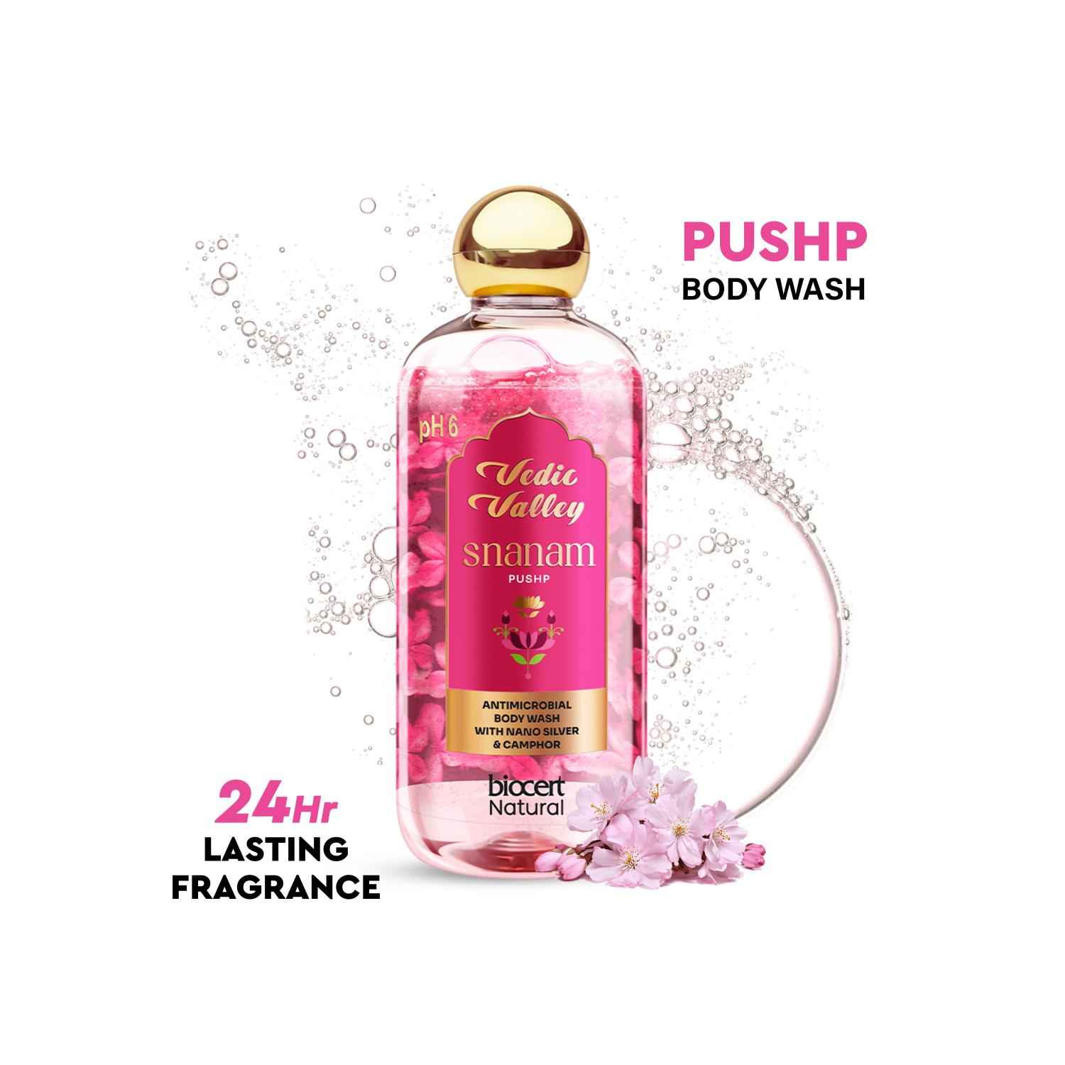 Buy Vedic Valley Snanam Pushp Body Wash 330 ml - Purplle