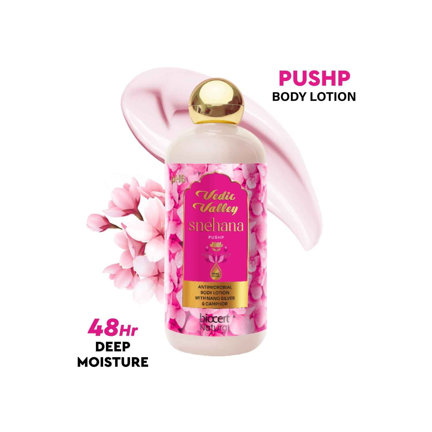 Buy Vedic Valley Snehana Pushp Body Lotion 300 ml - Purplle