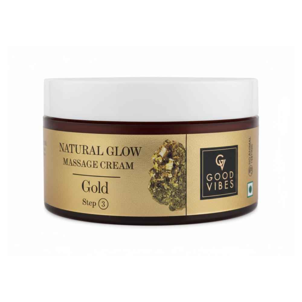 Buy Good Vibes Natutral Gold Massage Cream (50 gm) - Purplle